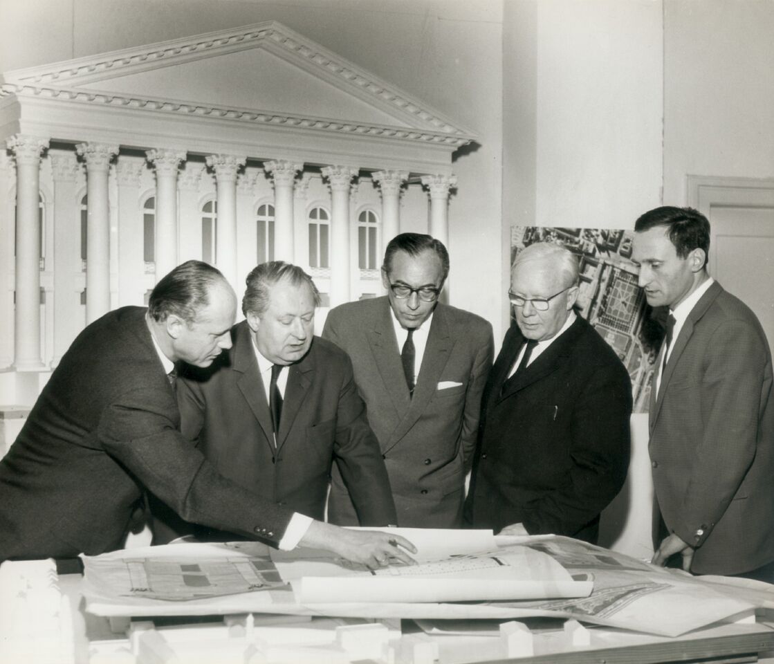 Planungen Wiederaufbau Nationaltheater